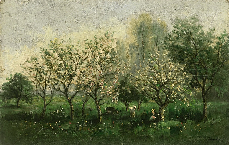 Apple Trees in Blossom